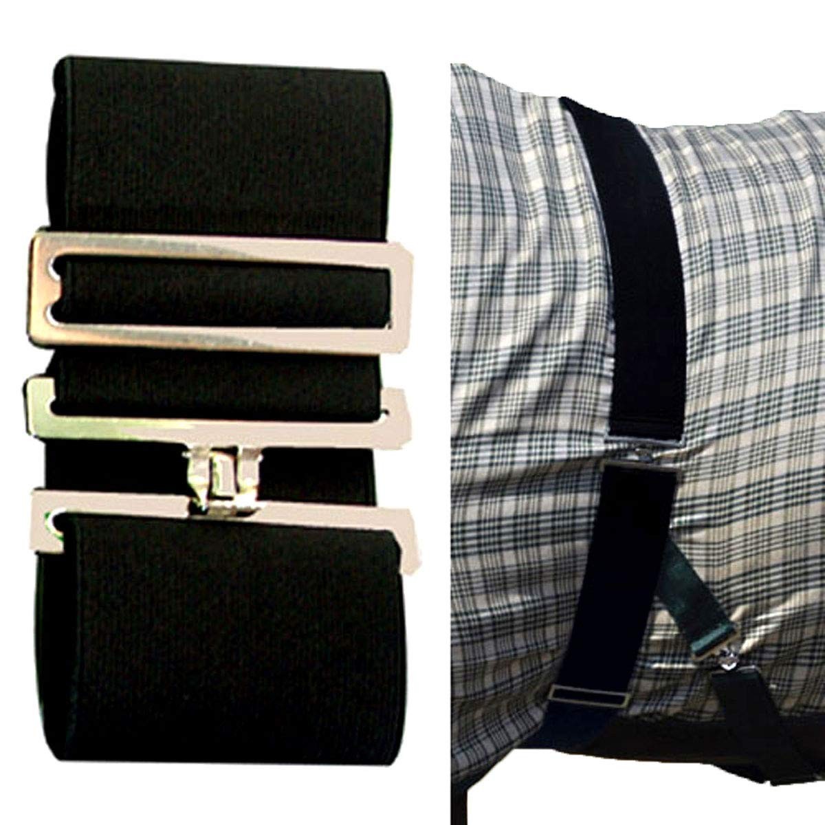 Elastic Blanket Surcingle, Black