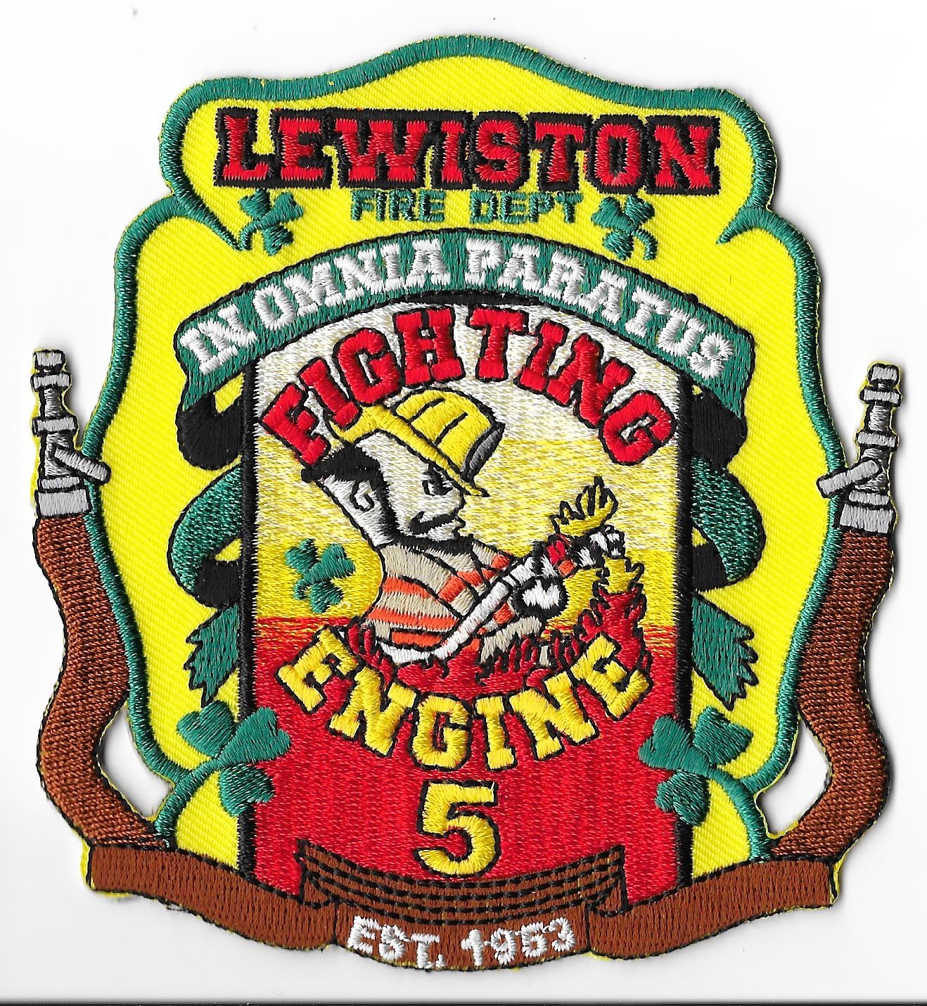 Lewiston Fire Department, Maine Engine 5 Patch V1