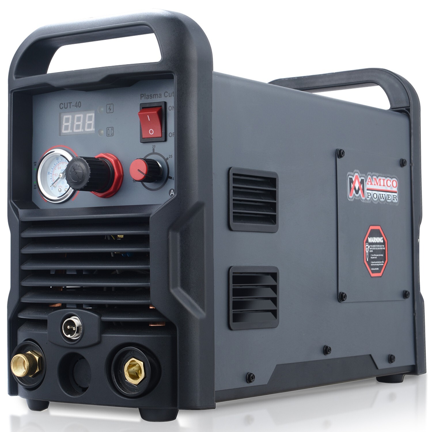 CUT-40, 40 Amp Plasma Cutter, 110V & 230V Dual Voltage Pro. Cutting Machine