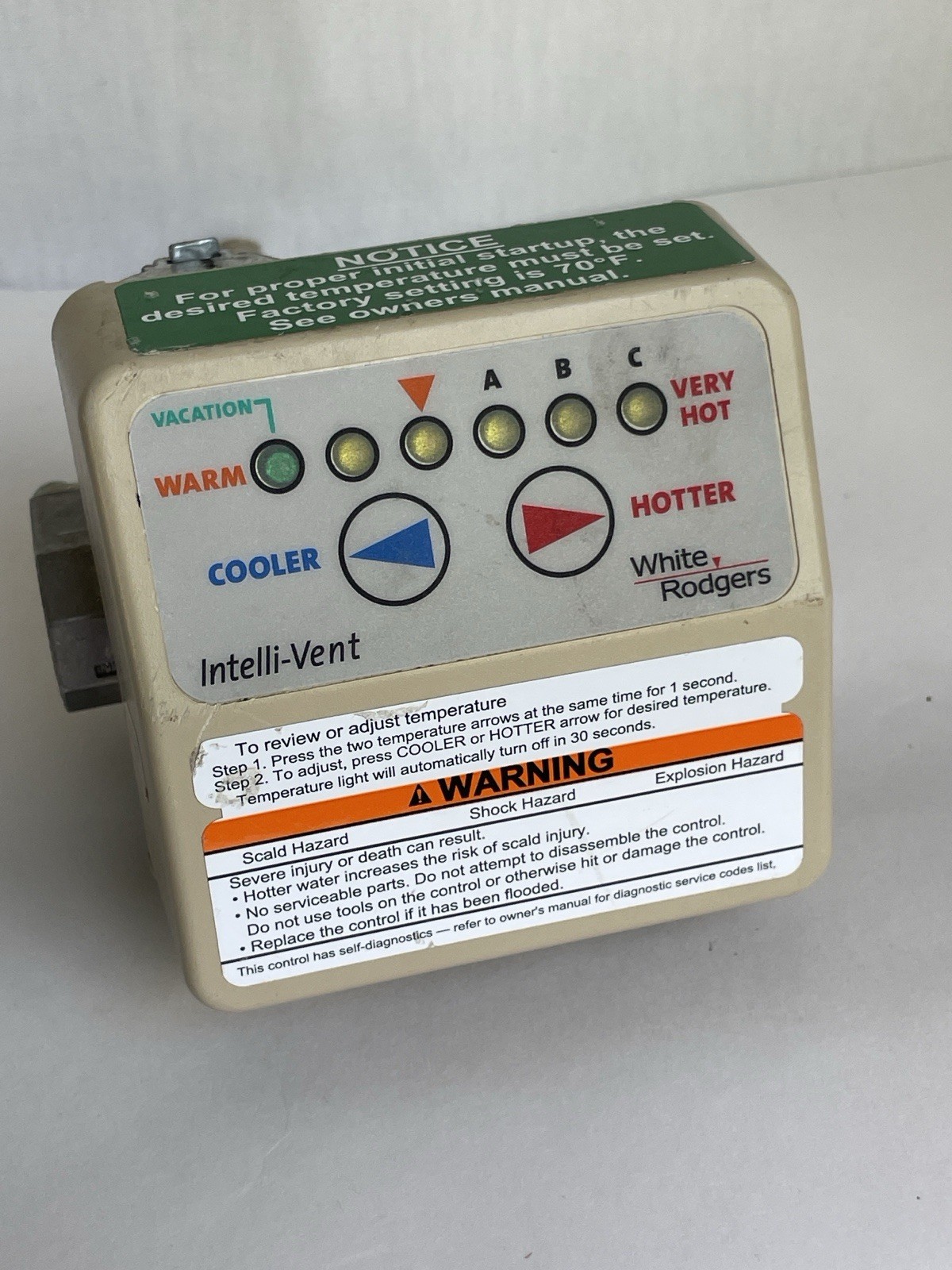 White-Rodgers Intelli-Vent Water Heater LP Gas Control Valve 316158