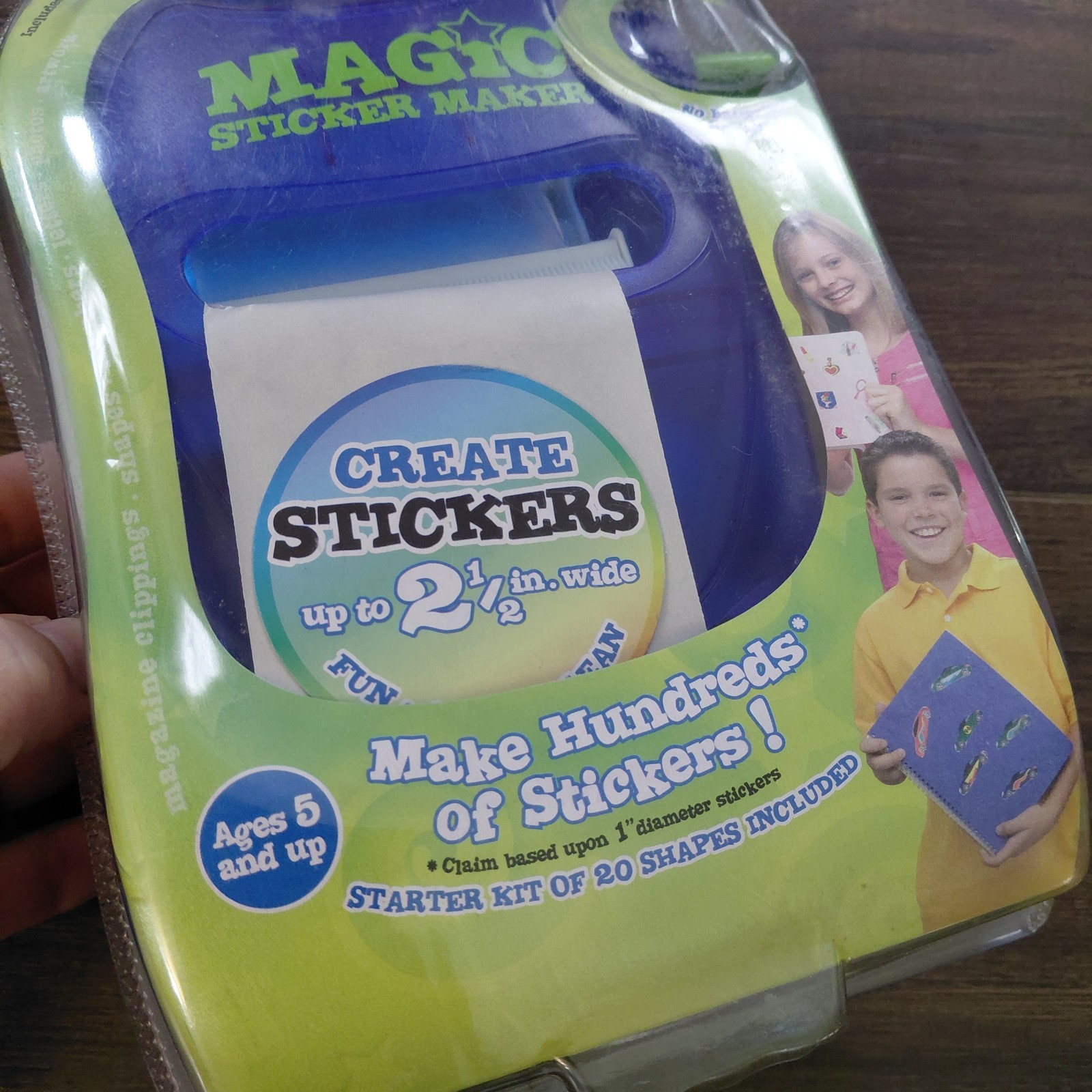 New / Unopened Xyron Magic Sticker Maker Create a Sticker 2 5" Kids Learning