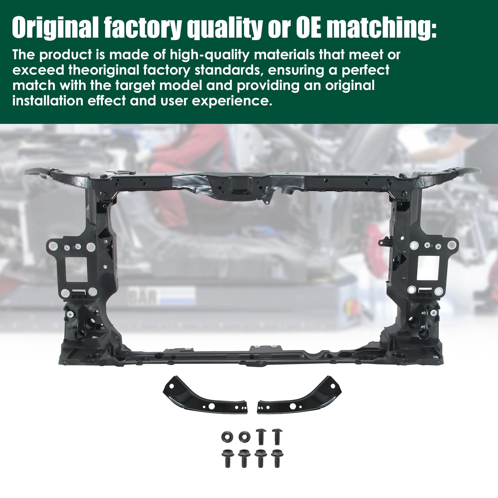 Radiator Support Core Assembly For 2017-2021 Honda Civic Hatchback 71410TGGA01