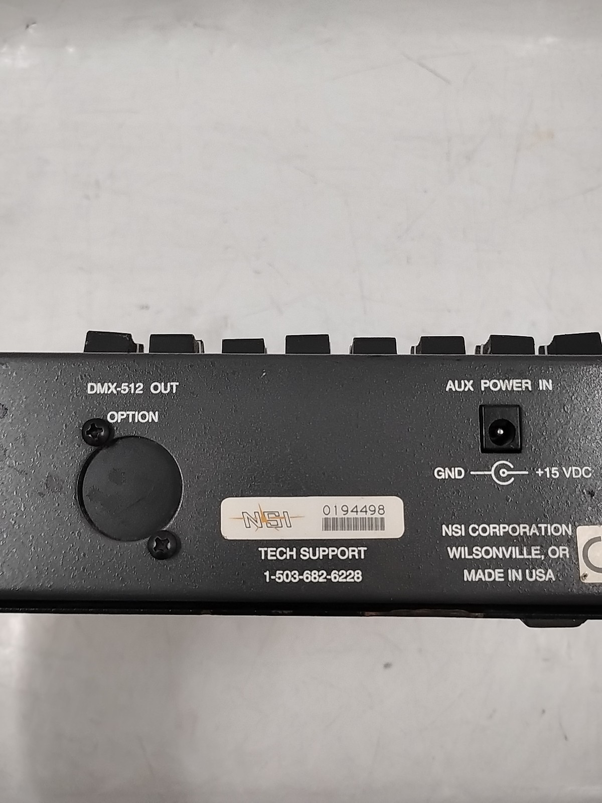 NSI MC 7008 8-16 Channel Digital Memory Lighting Controller [AS-IS] EB-20086