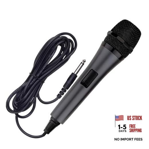 M187 Professional Dynamic Microphone (Corded),Black