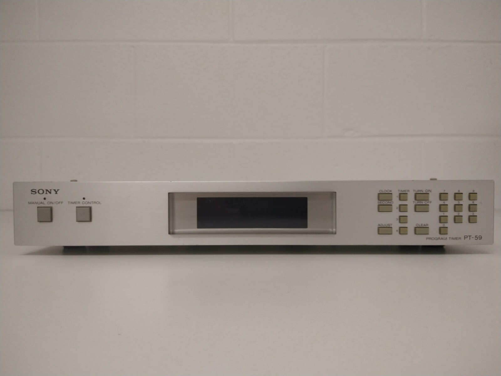 Sony PT-59 Hi-Fi Program Timer / Clock