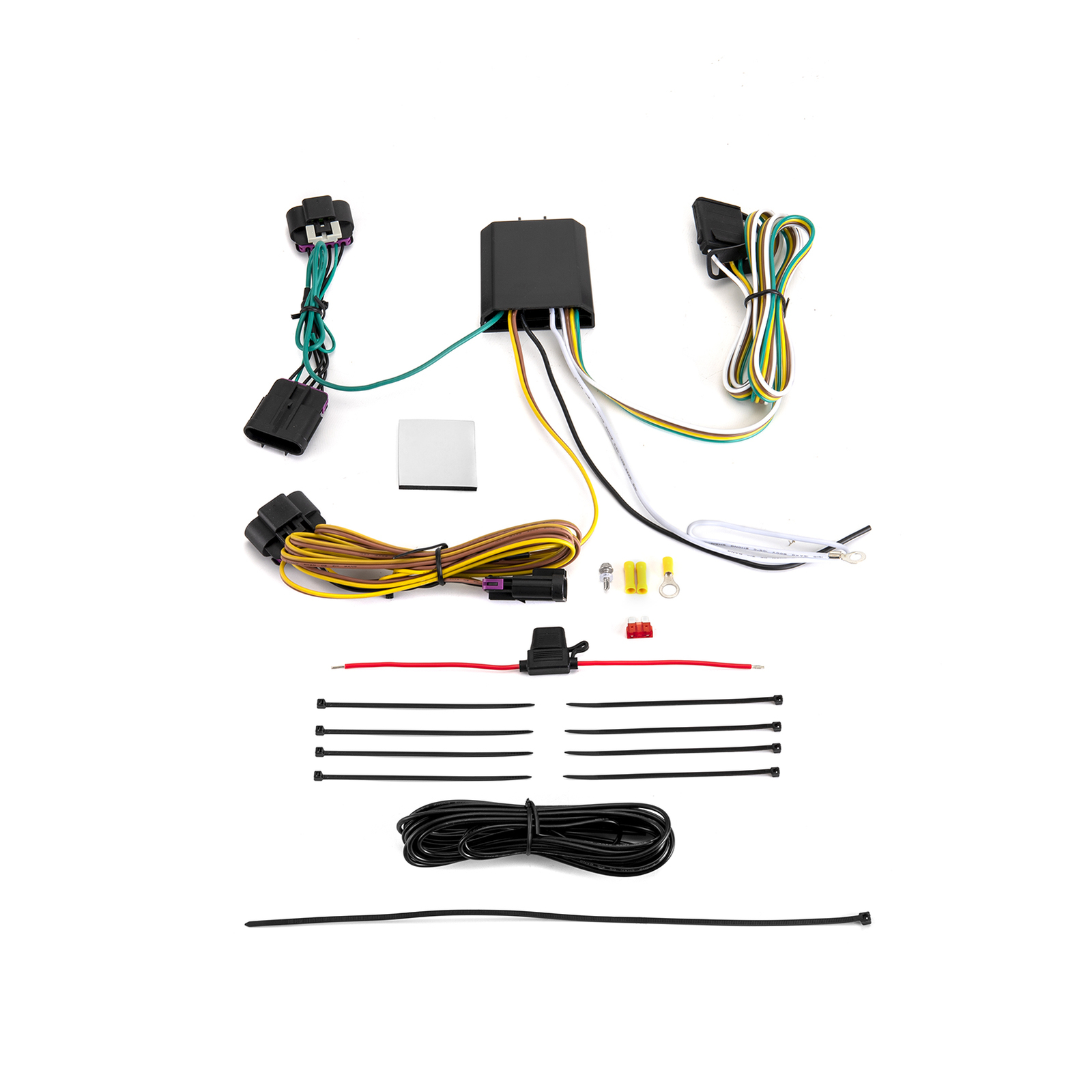 Wiring Harness 4-Way Flat Trailer Connector For 2014-2024 3rd Gen Dodge Durango