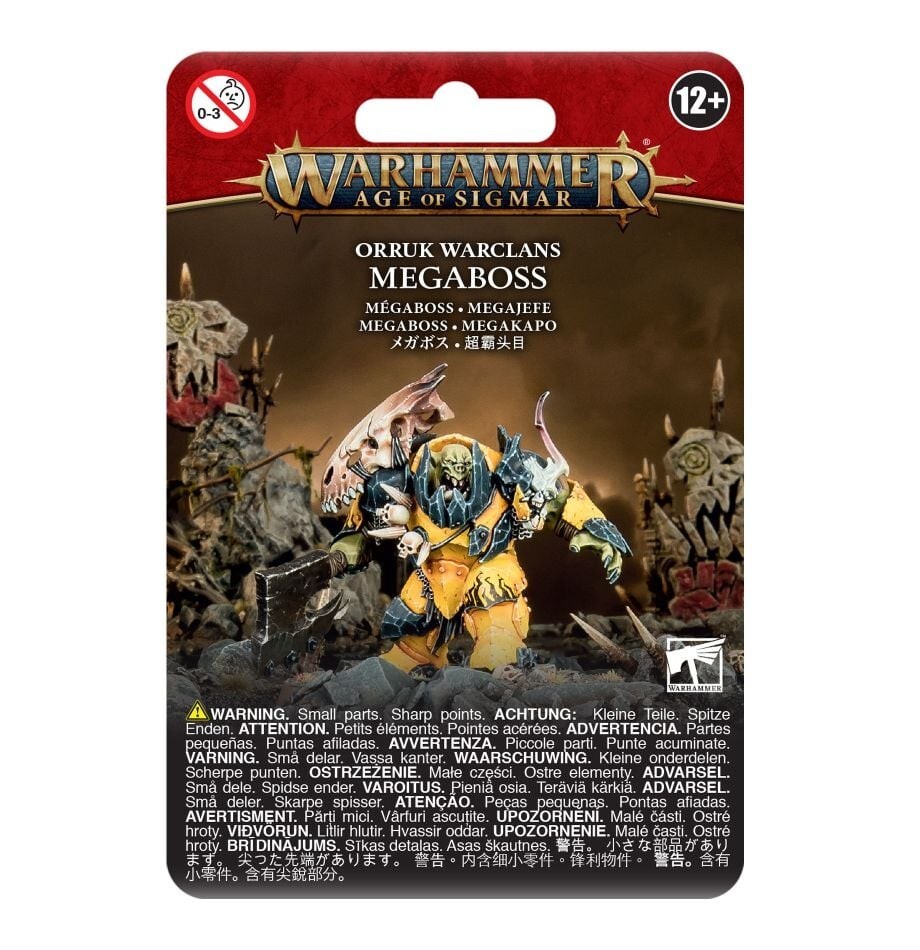 Orruk Megaboss Ironjawz Warhammer Age of Sigmar 40K NIB  Blister