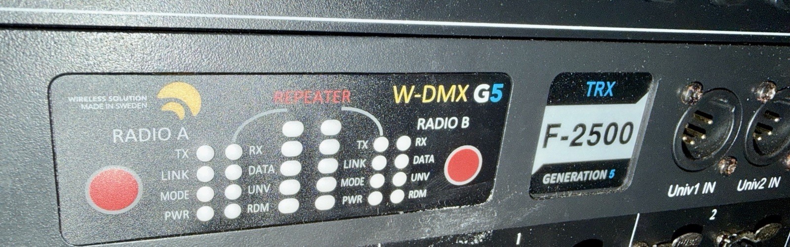 Wireless Solutions ProBox F-2500 G5 DMX Transceiver 4-Ch Wireless Transmitter