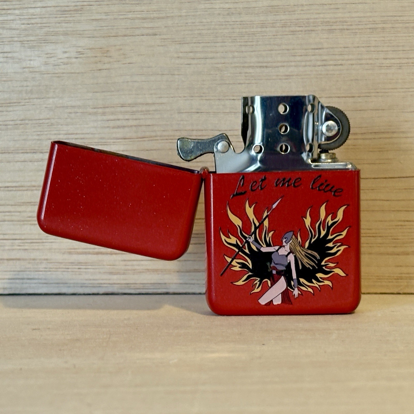Resident Evil Code Veronica X Flip Top Lighter | Claire Redfield Valkyrie Design