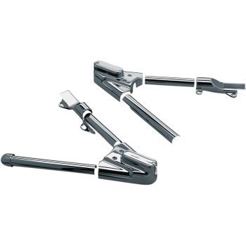Kuryakyn 8256 Chrome Swingarm Phantom Covers Kit for 00-05 FXST 00-07 FLST