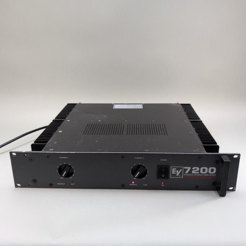 EV Electro-Voice 7200 400W Power Amplifier Rackmount 2-Channel Pro Audio Black
