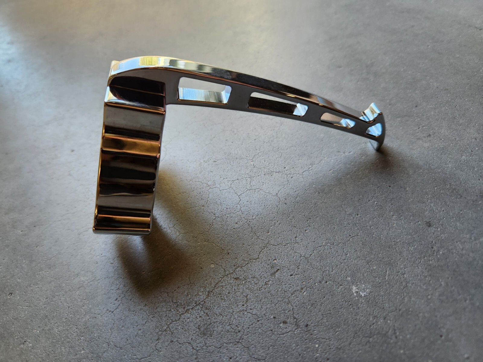 Dune Buggy Headset Hanger, Sandrail, Chrome 1.75"
