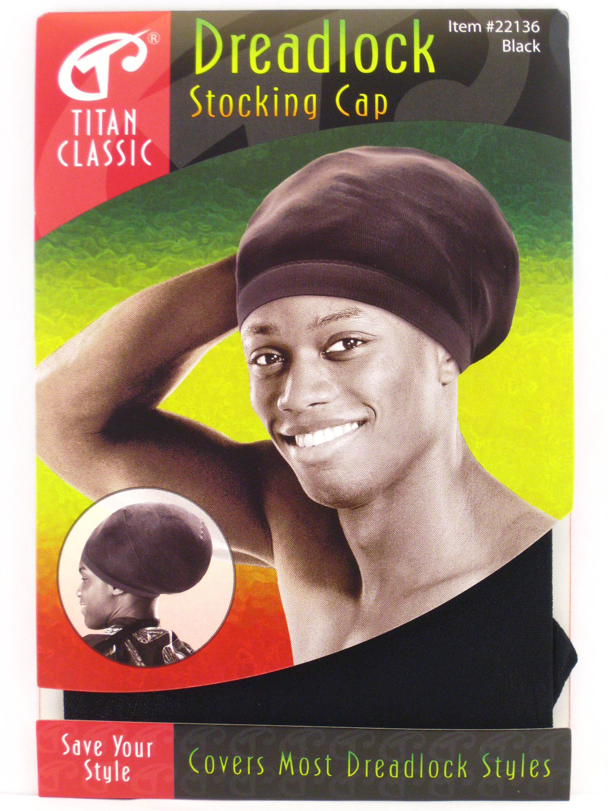 TITAN CLASSIC DREADLOCK STOCKING CAP  (22136, 22135)