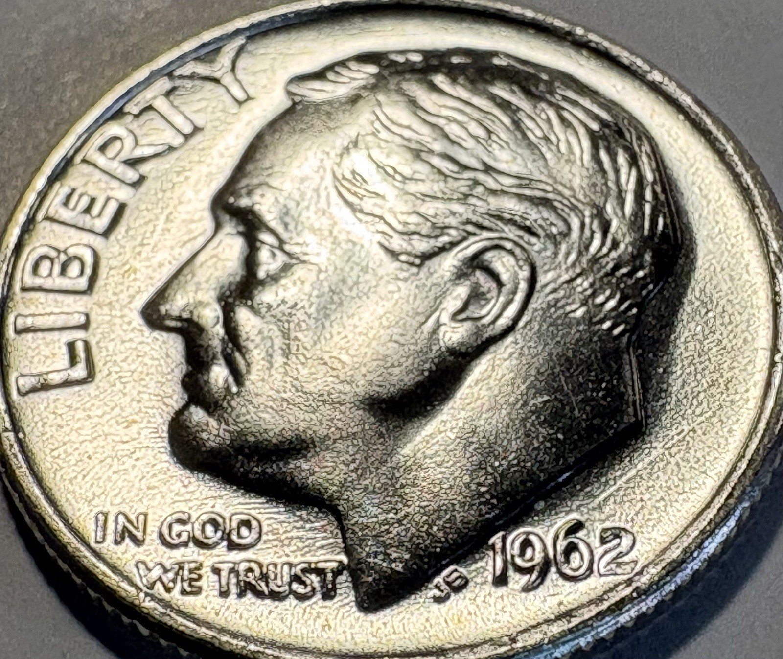 1962 Roosevelt Dime Brilliant Uncirculated BU 90% Silver 10c US Coin