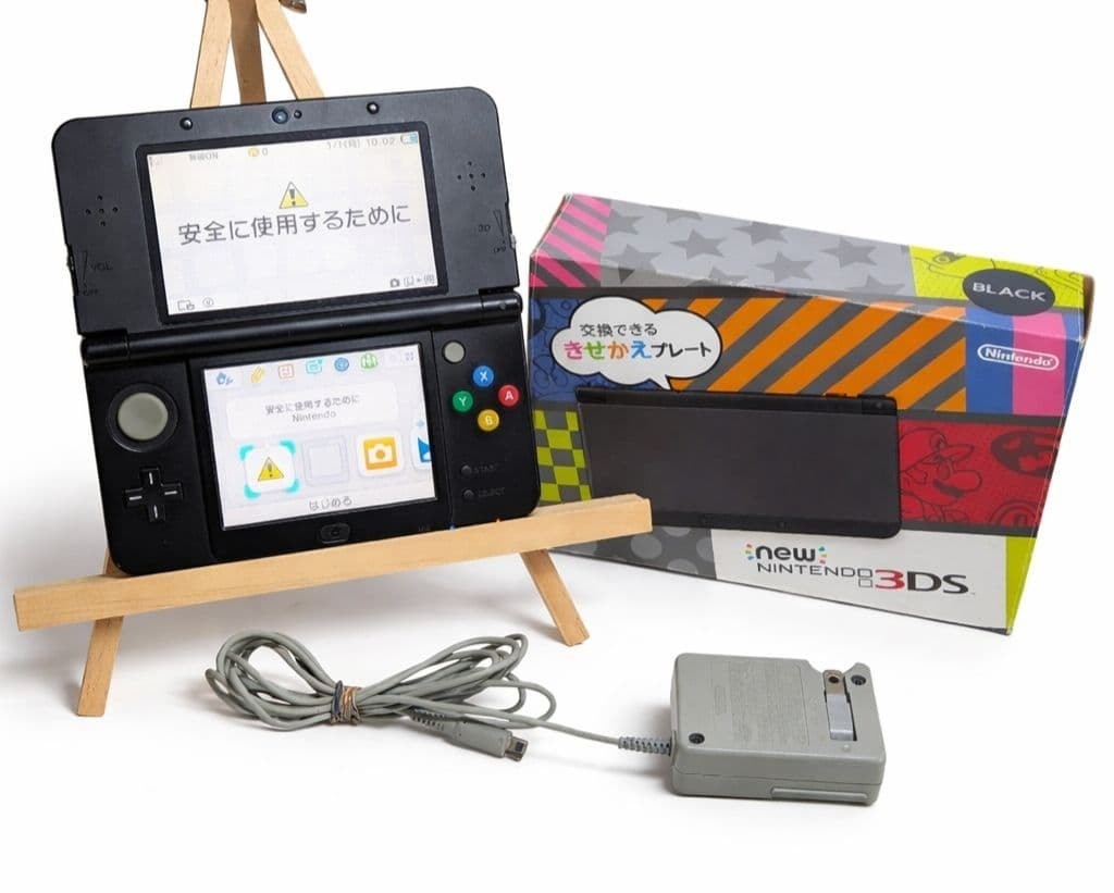 NEW Nintendo 3DS System Model Console kisekae Black