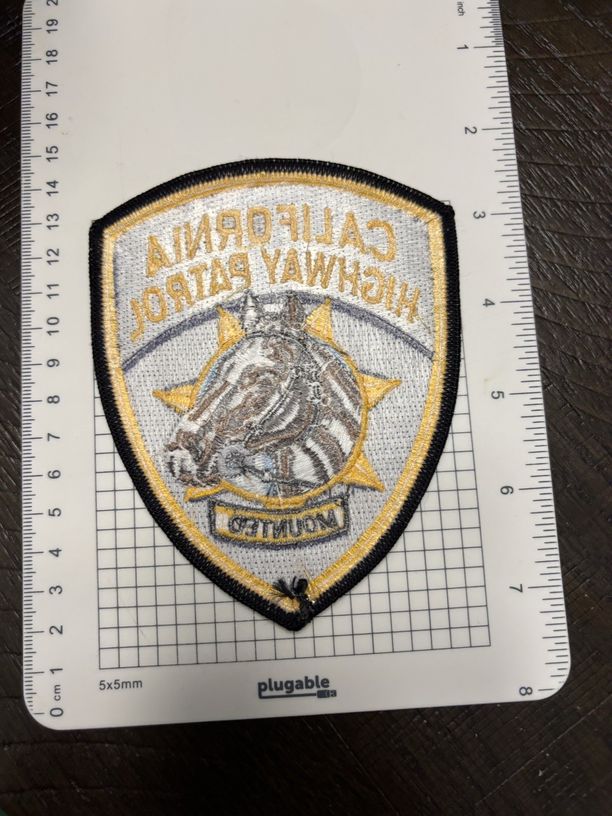 California Highway Patrol Mounted Unit Authentic Collectible Patch