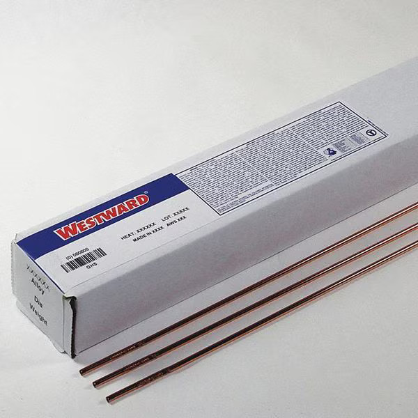 Westward 36'' TIG Welding Rod 3/32" Dia., AWS ER70S-6, 10 lb. 23XM38 Westward