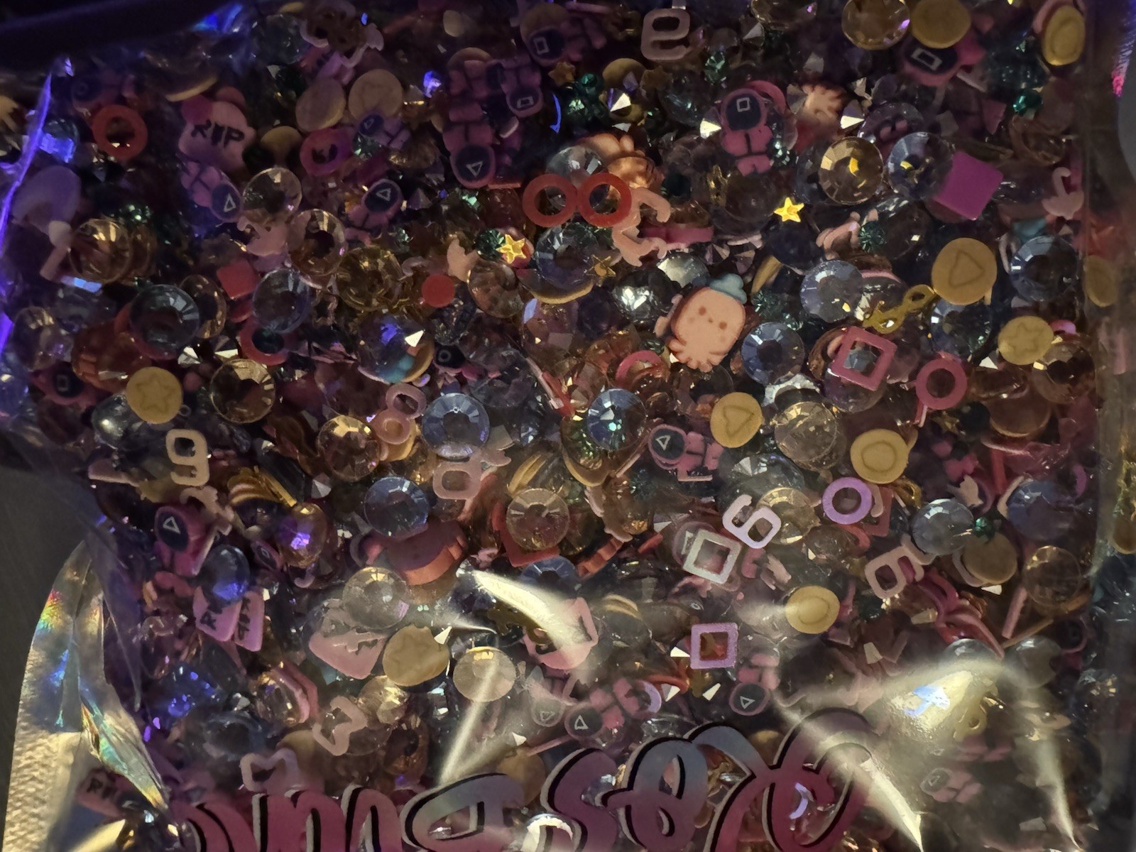 Squid Games Charms And Glitter