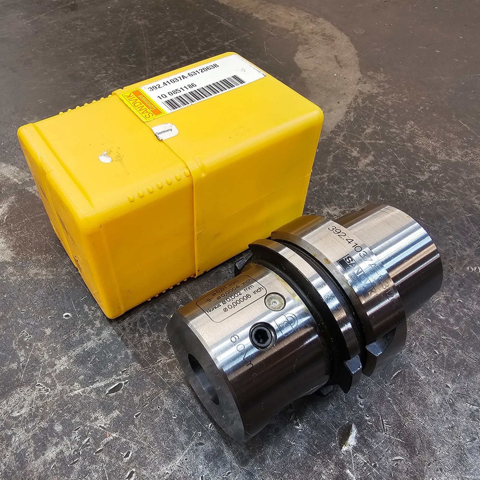 Sandvik .118-1.02" 3-26mm Ø Fine Boring Head 392.41037A-6312063B HSK63A Mount