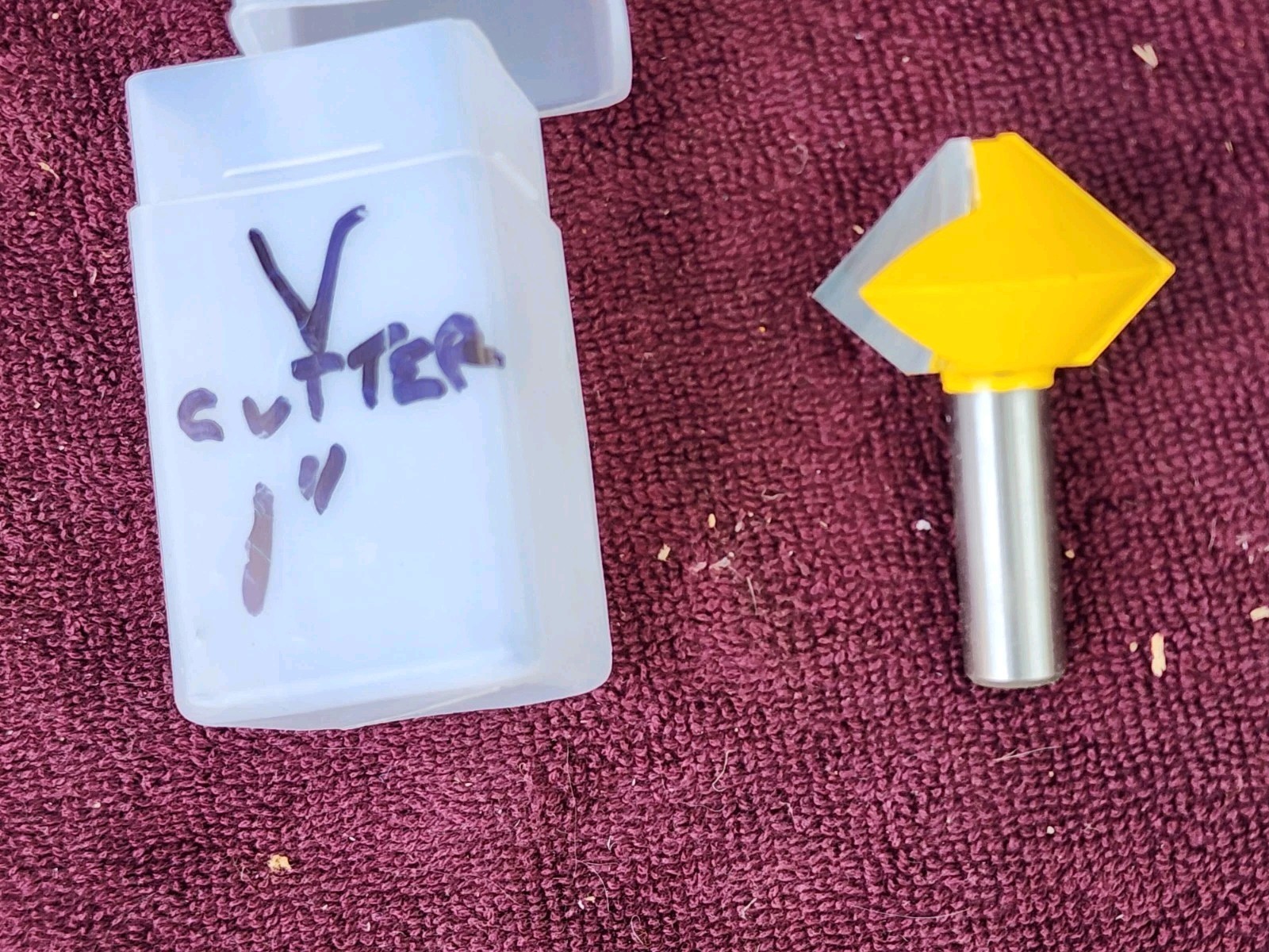 Unmarked Bird's Mouth Router Bit - 1/2" Shank  #2