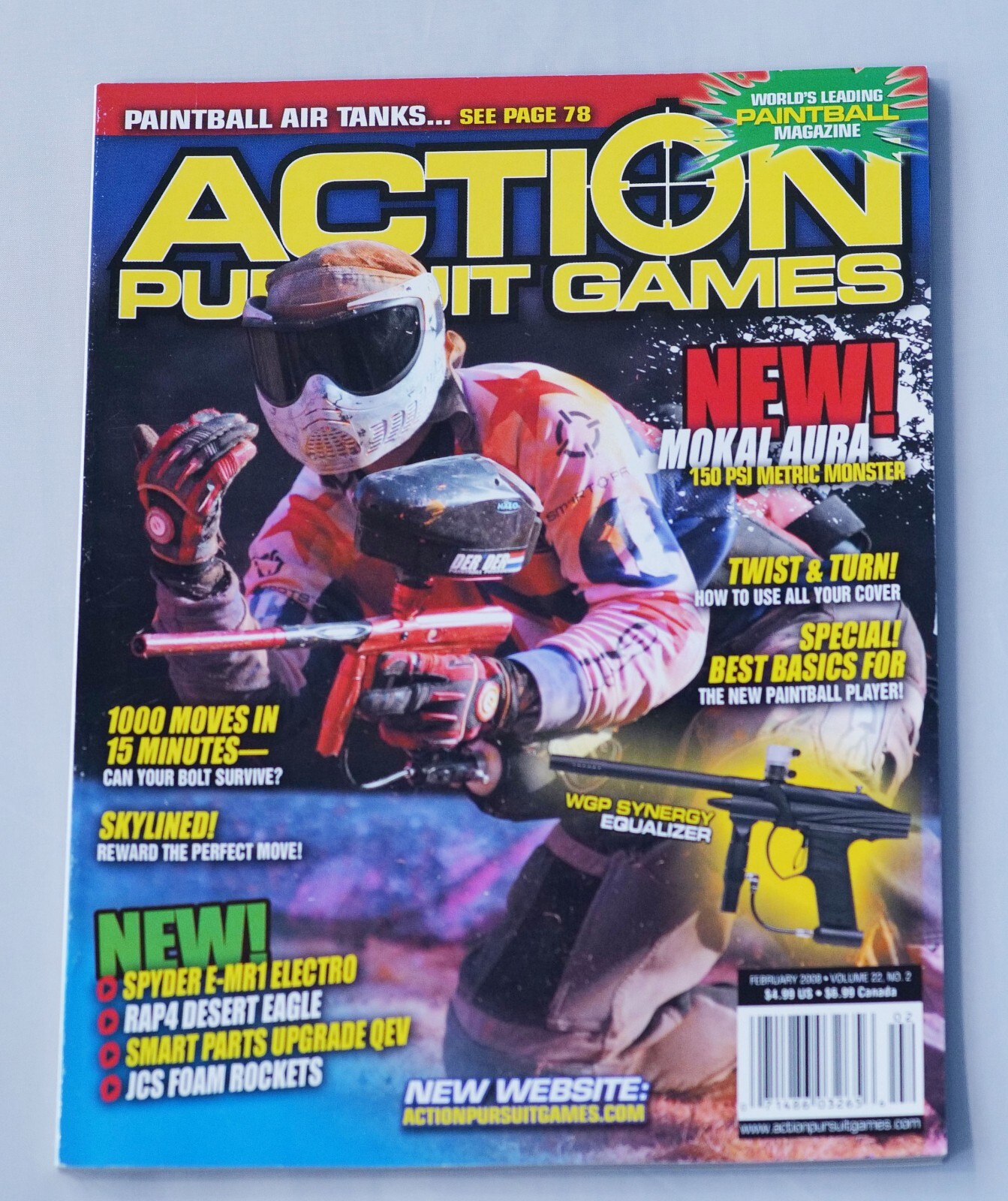 Priced To Sell February 2008 Action Pursuit Games Print Paintball Magazine