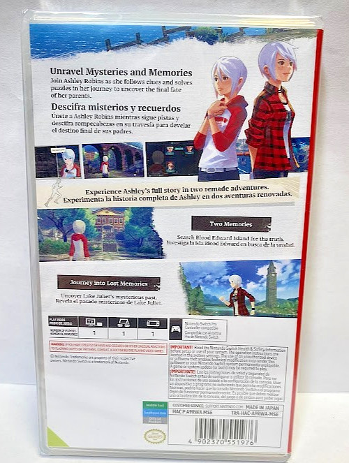 Another Code: Recollection Switch Brand New Game Special (2024 Adventure)