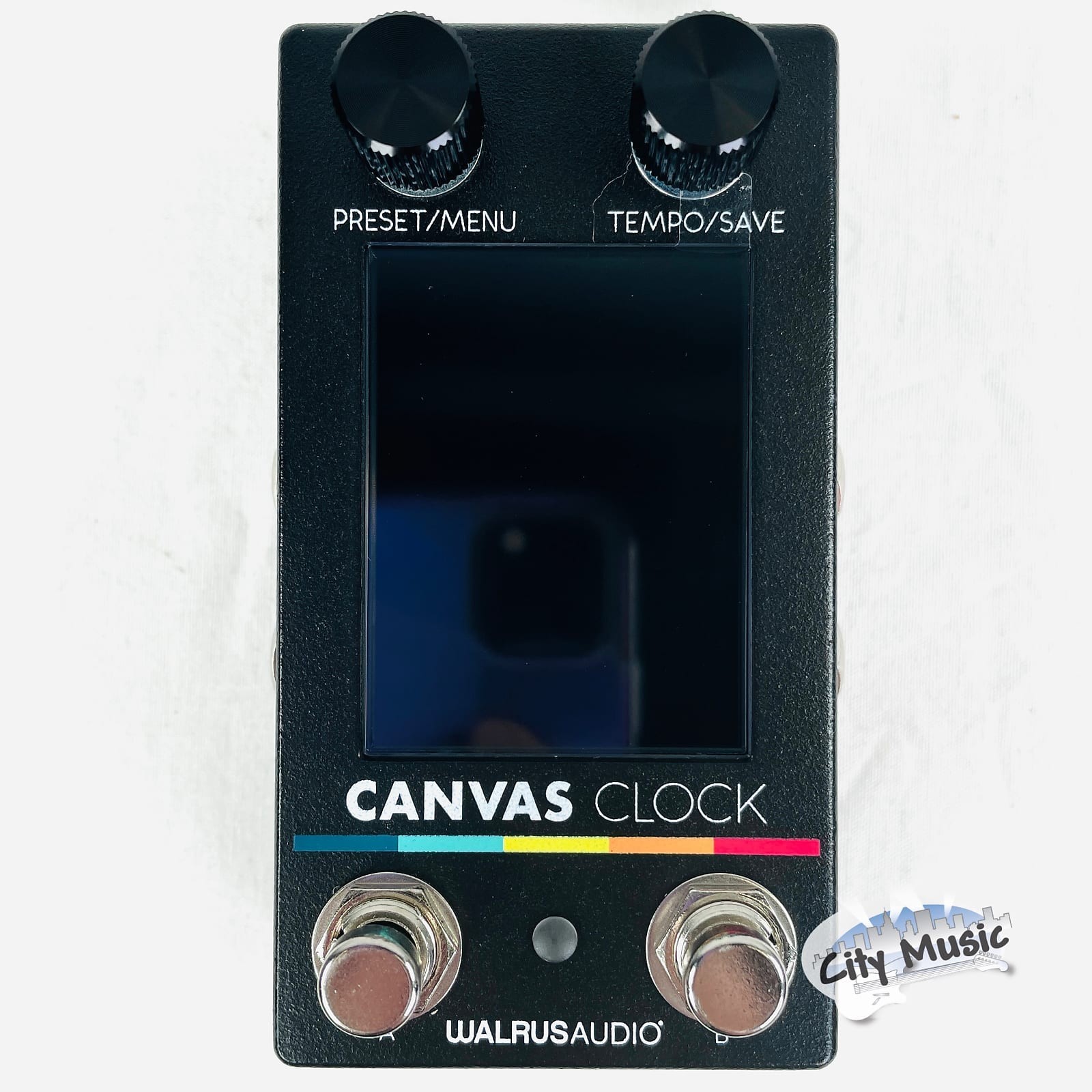 Used Walrus Audio Canvas Clock MIDI Tempo Sync Guitar Pedal ♫