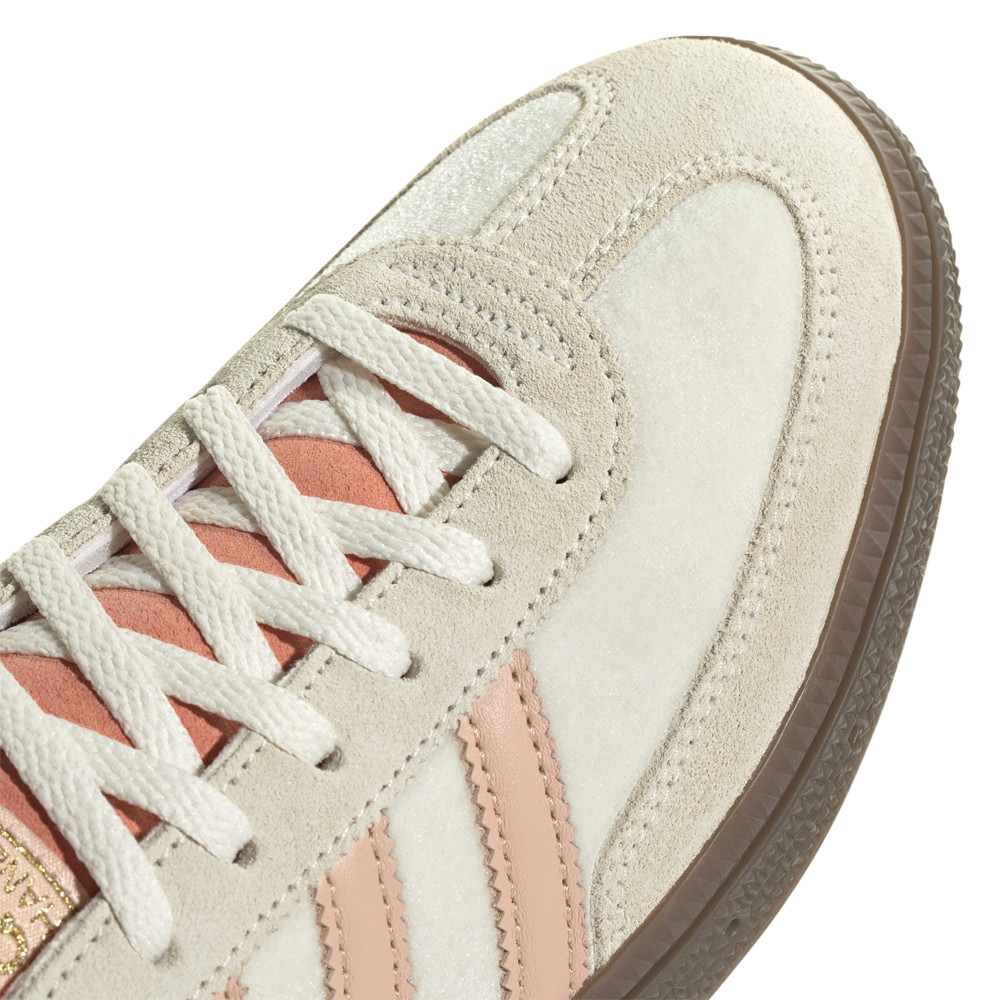 adidas Handball Spezial Lace Up Womens Beige Sneakers Casual Shoes JI2649