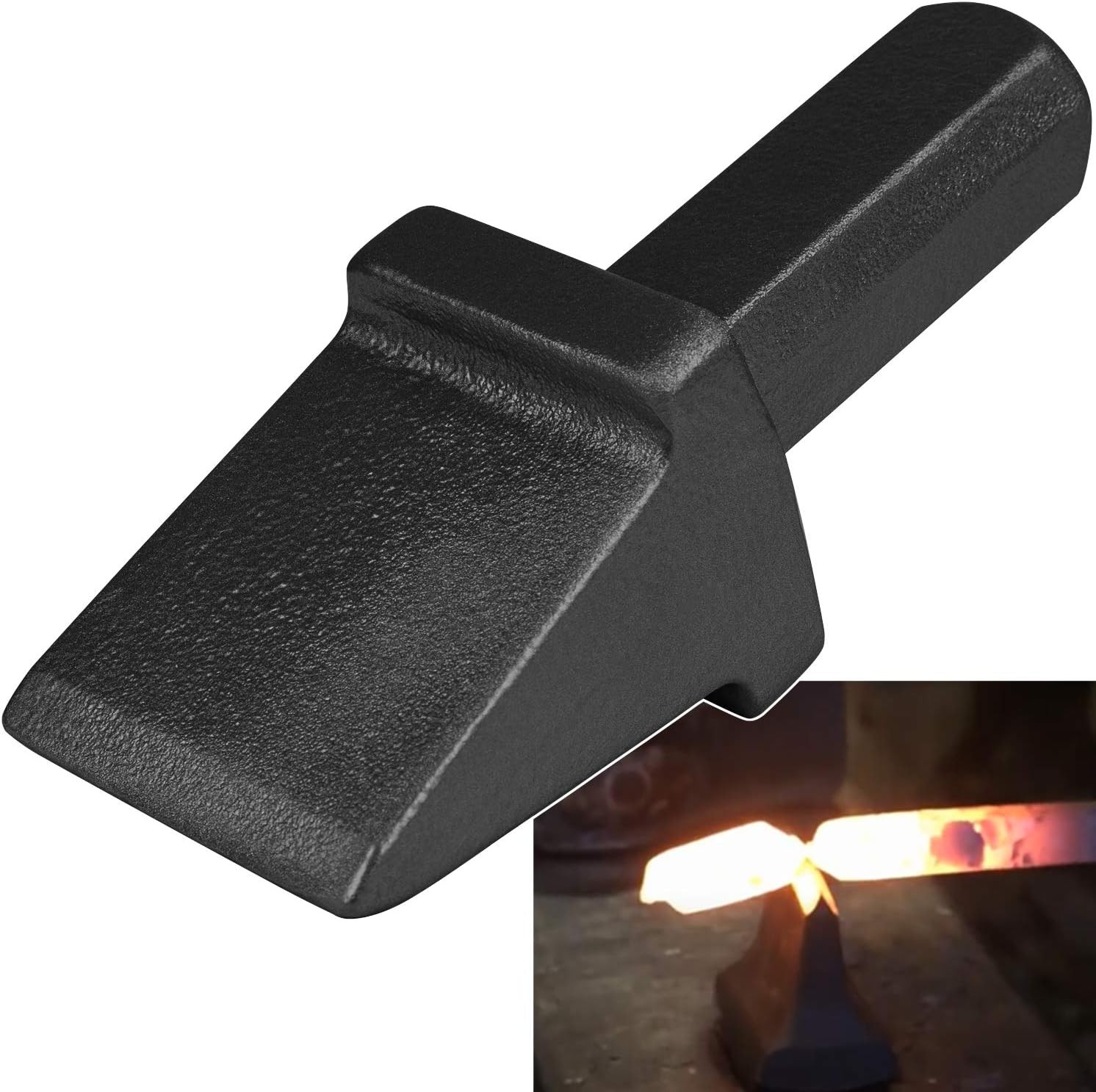 Blacksmith Anvil Hardy Cutter Tool 3/4 inch Shaft Hot Cut Tool Shank Cutter