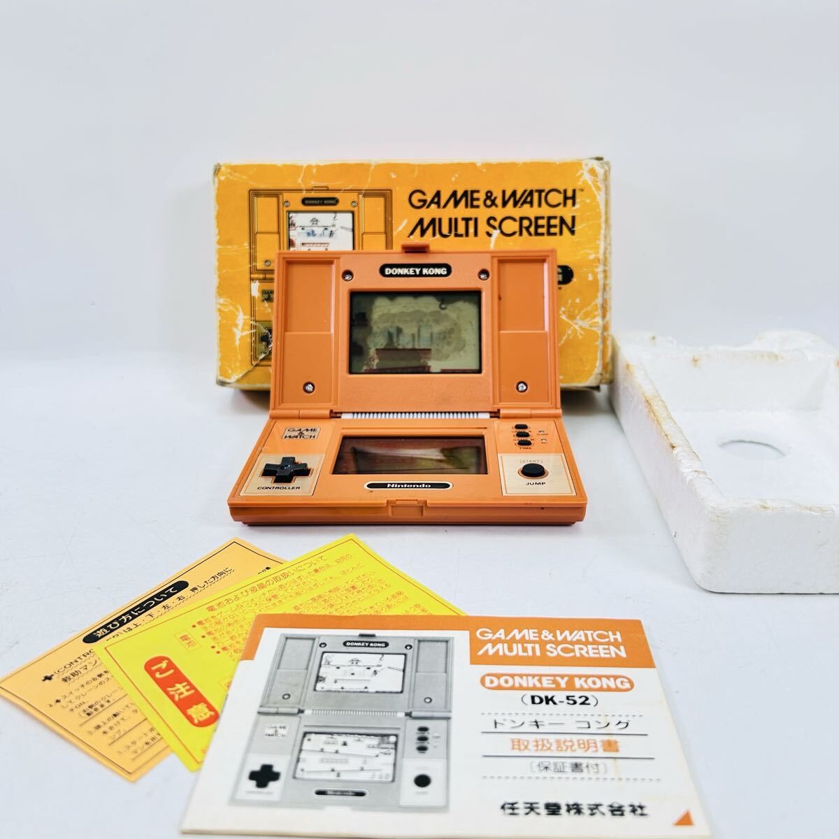 Nintendo Game & Watch Donkey Kong DK-52 Multi Screen with Box & 1982 DONKEY