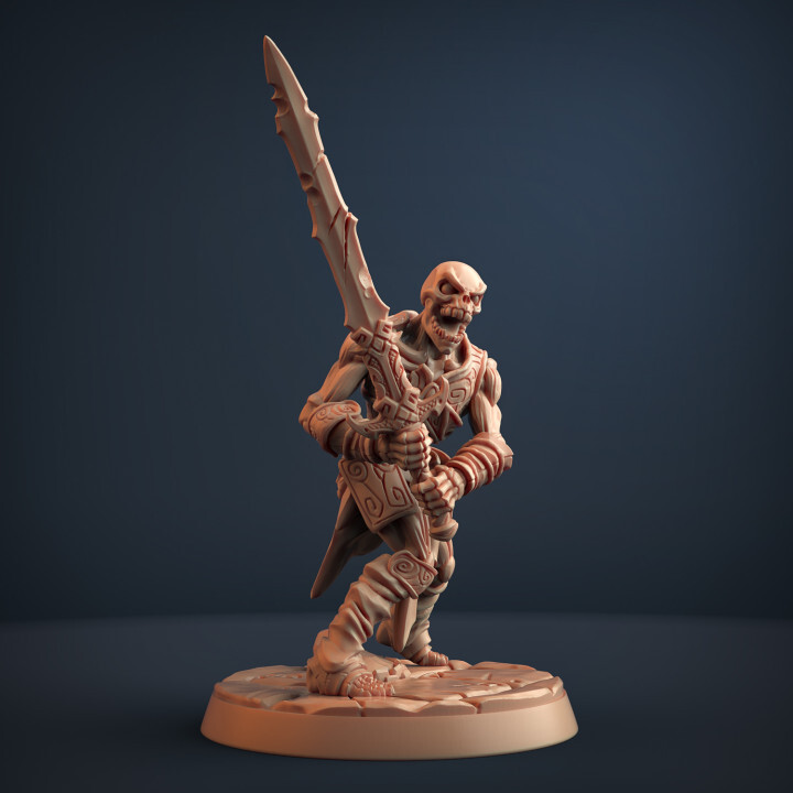 Undead Draugar D - Artisan Guild - Fantasy Dungeons and Dragons Mini