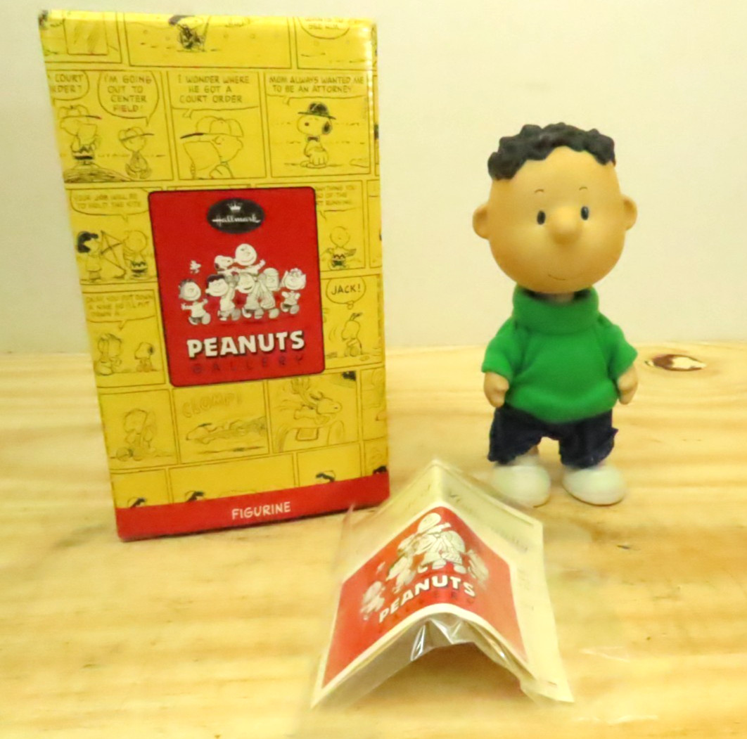 Peanuts Hallmark Franklin Jointed Figurine Limited Edition With Box QPC4037