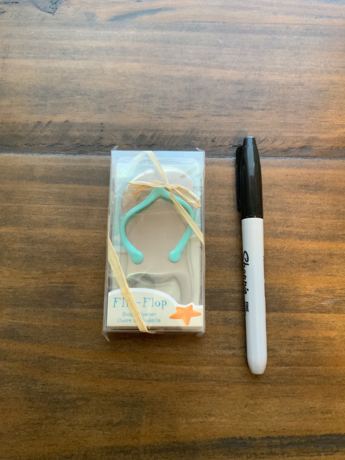 NIP Single Metal and Turquoise Strap Bottle Opener W/Free Shipping