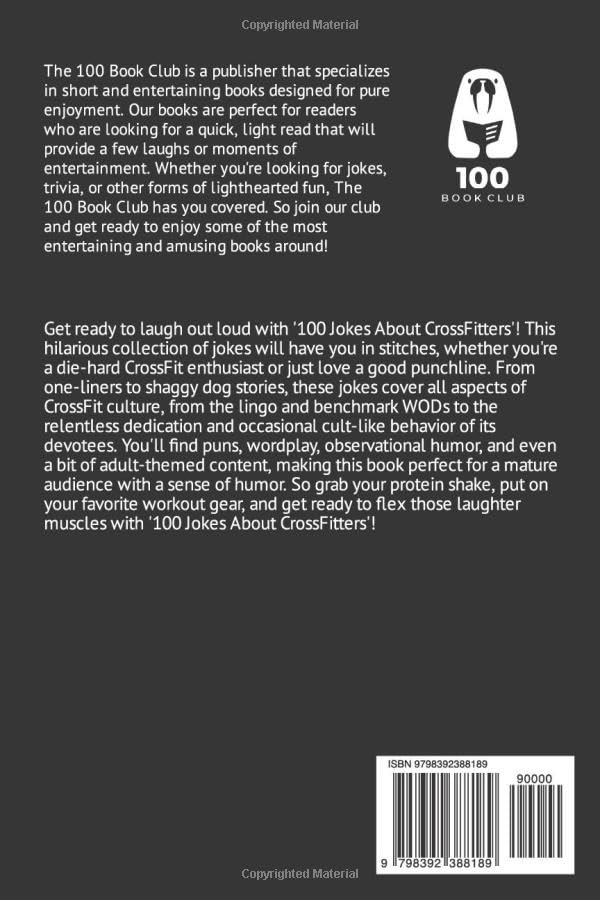 Gifts for CrossFit: 100 Jokes about CrossFitters - The Ultimate Funny Gift for C