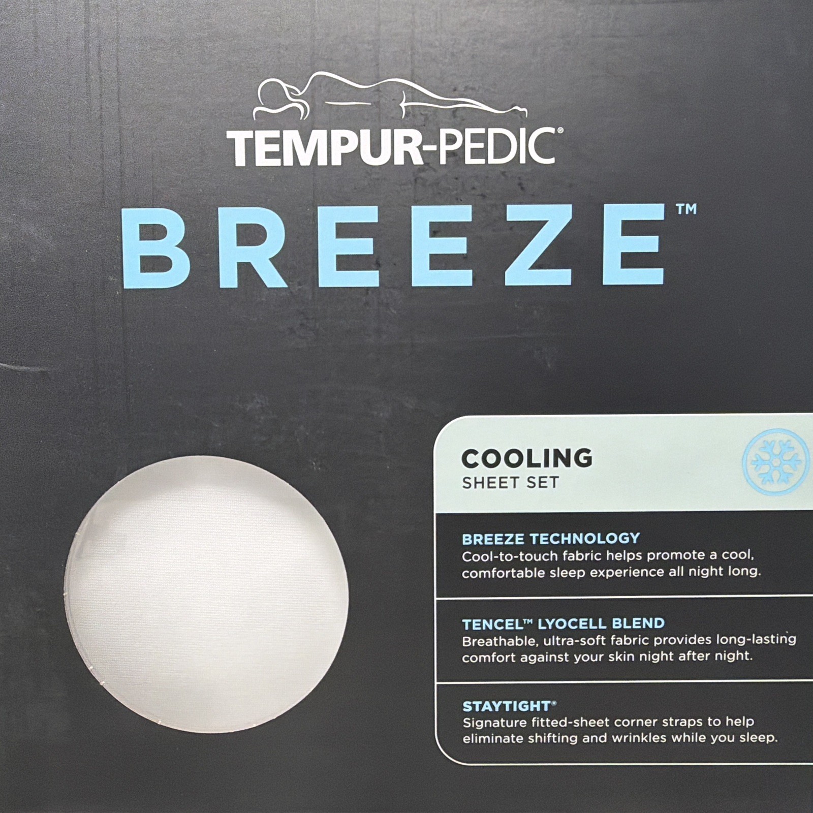 Tempur-pedic Tempur Breeze Sheet Set- Size (Split King) / Color: (White)