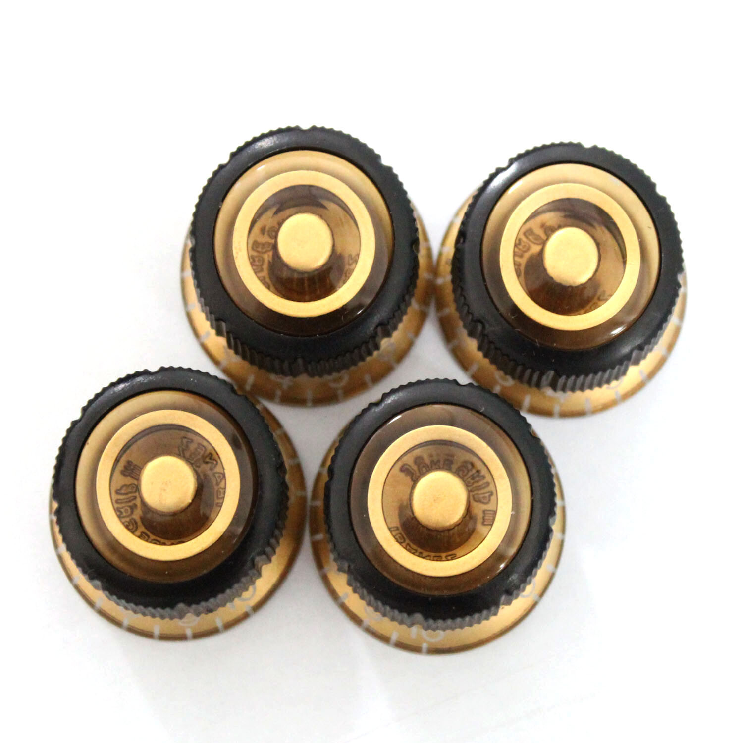 A Set of 4 pcs Speed Control Knobs for Electric Guitar