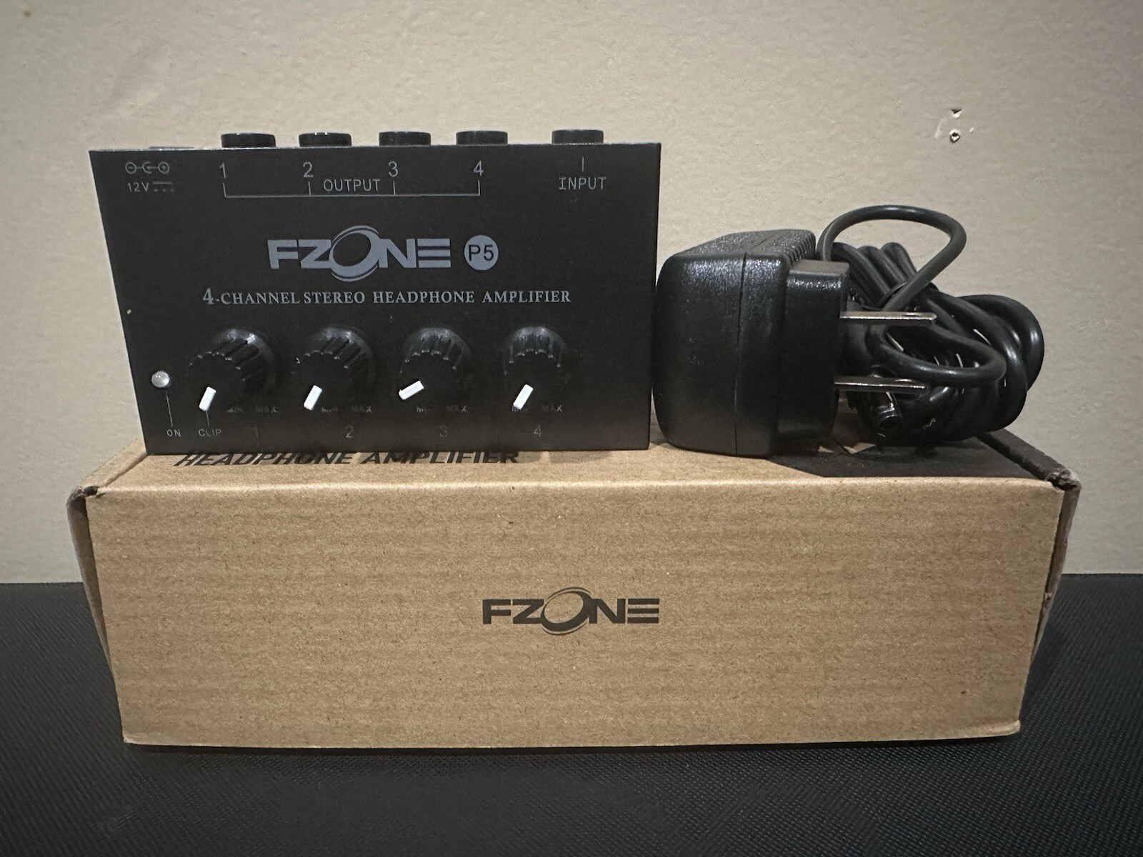 FZONE P5 4-Channel Stereo Headphone Amplifier