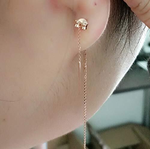 14K Gold Earring Backs - 4 Piece Replacement Earring Backs for Stud Ear Rings