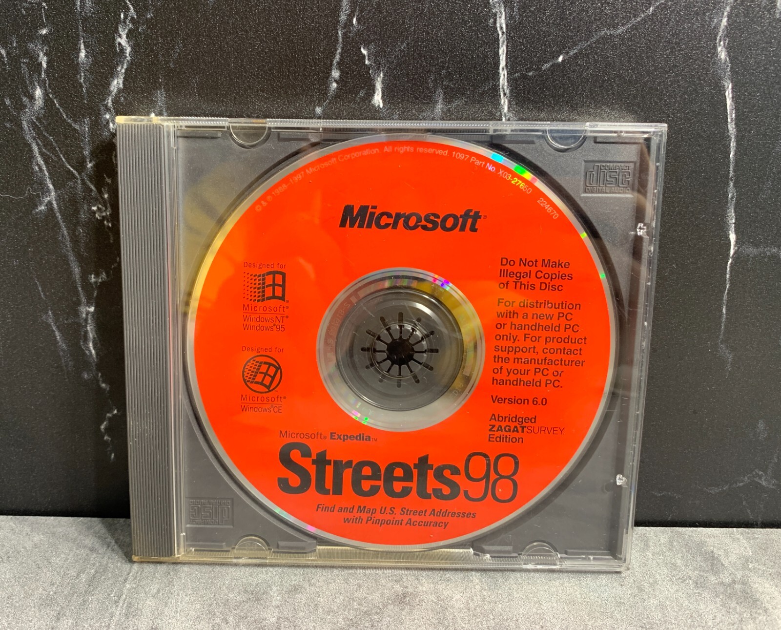 Microsoft Streets 98 1998-1997 (PC, Program) Windows