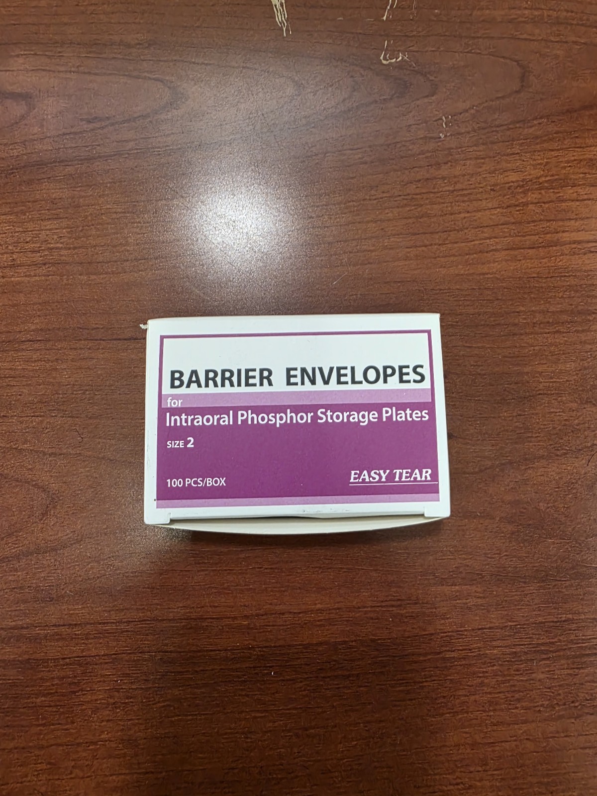 Plasdent BE-0002S Phosphor Plate Barrier Envelopes Soft #2 Easy Tear 100/Pk