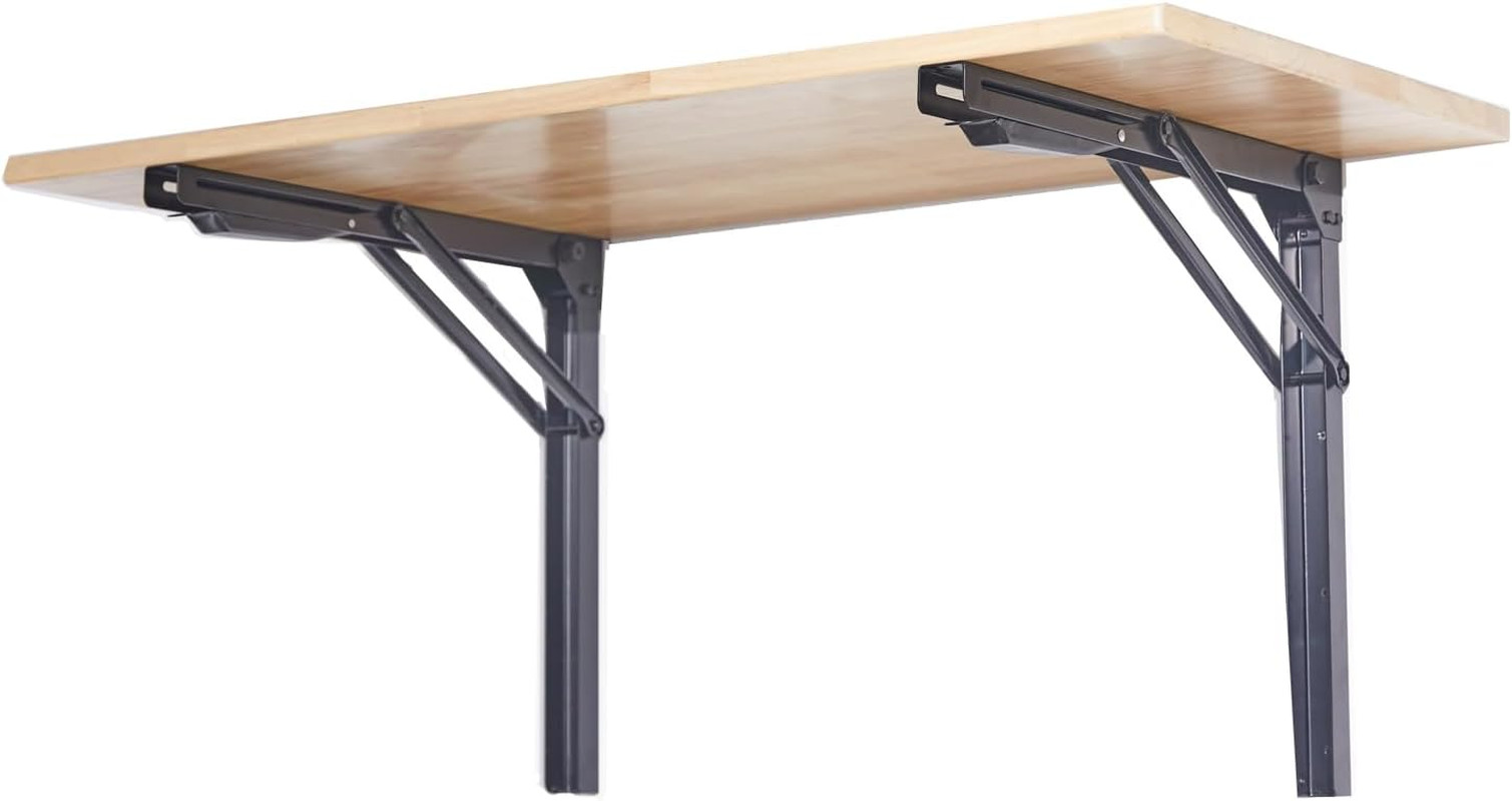 Ultrawall Wall Mounted Folding Workbench, Heavy Duty Foldable Work Table, Collap