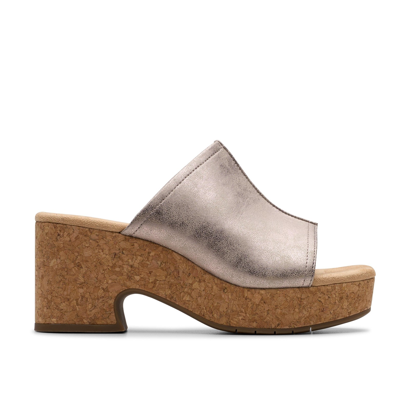 Clarks Womens Nerisa Vine Beige Synthetic Casual  Sandals Shoes