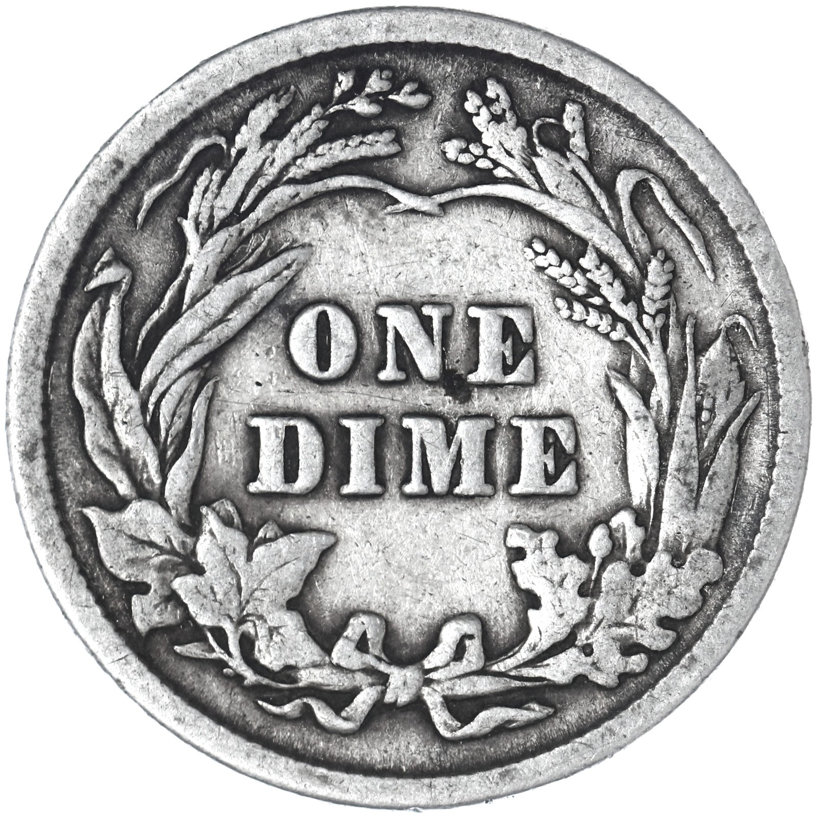 1916 (P) Barber Dime 90% Silver Fine FN