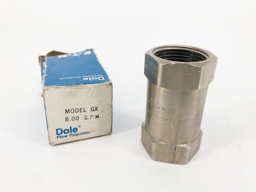 Eaton Dole Model GX Flow Control Valve 8.00 GPM 1" FNPT 125psi Max GX-8.00 G