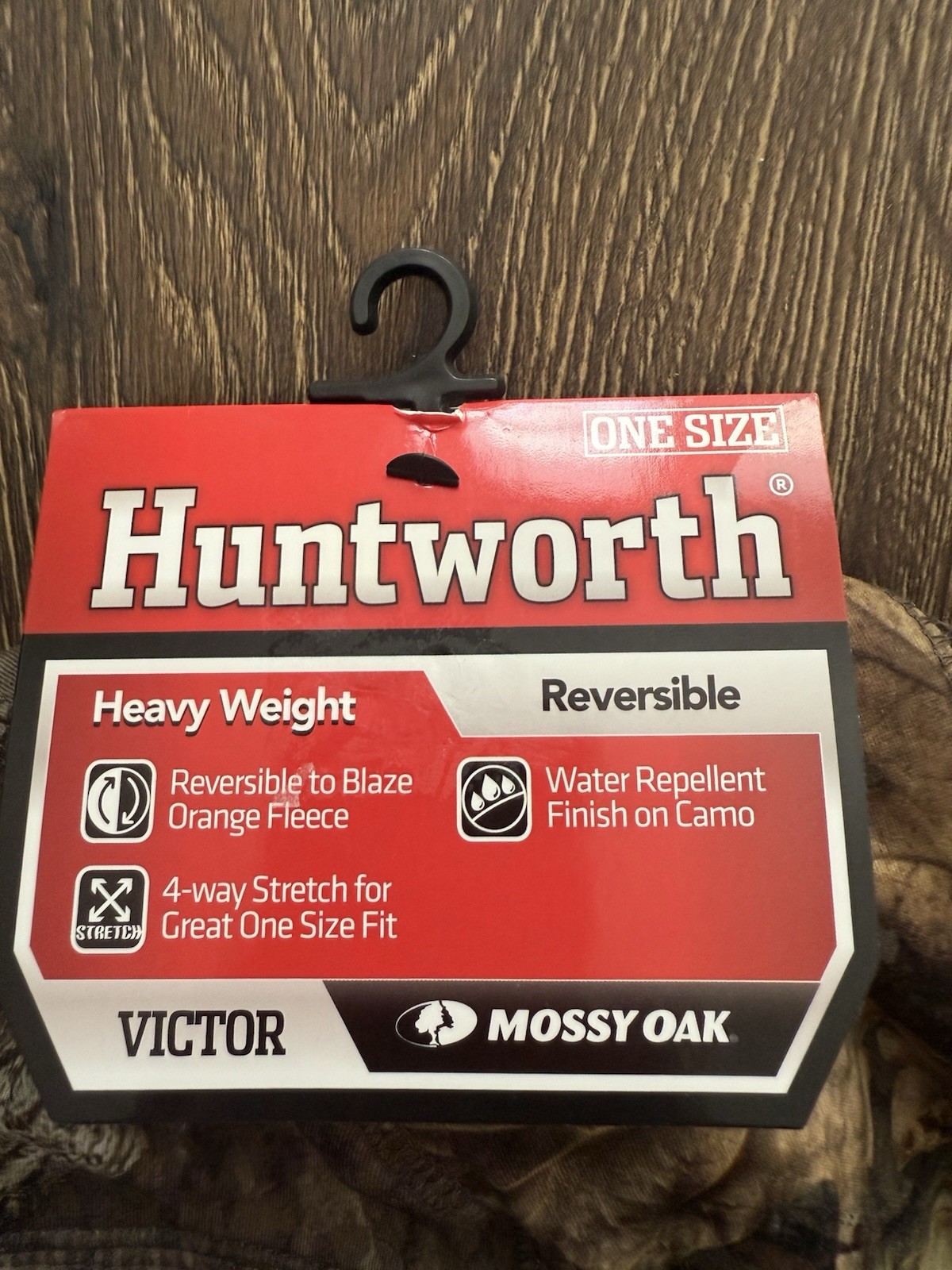 Huntworth Mossy Oak Country Roots Reversible Heavy Weight Beanie - NWT