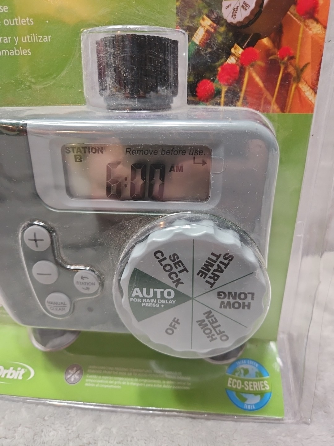 Orbit Two-Port Digital Timer Model 56503 Hose Automatic Water NEW
