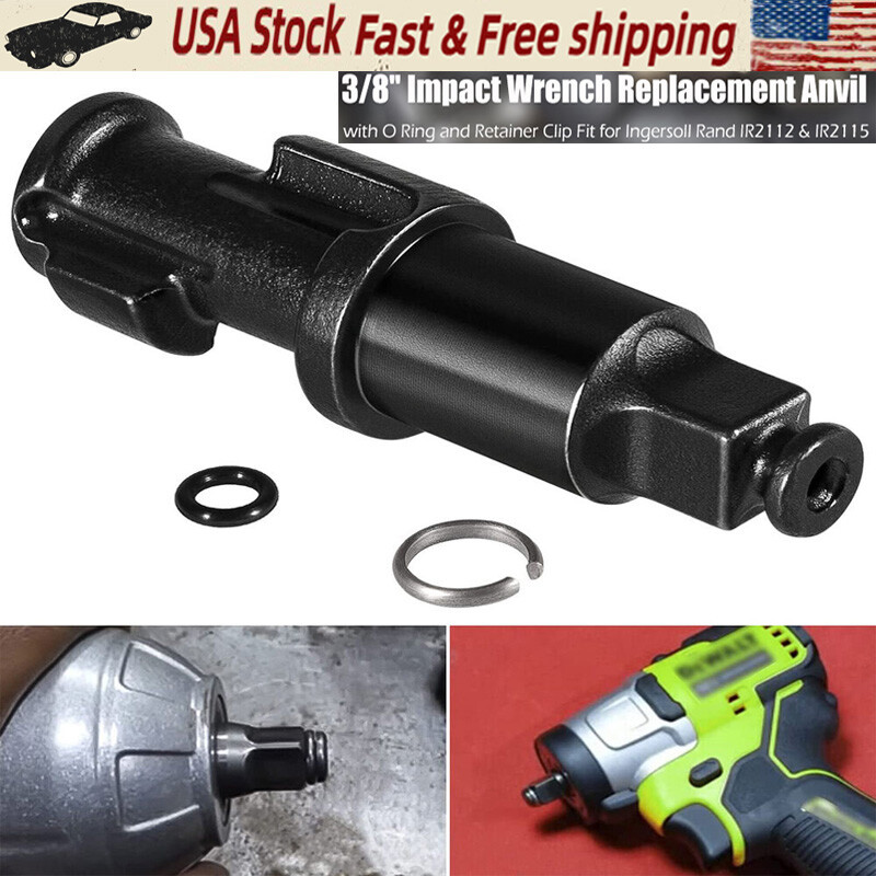 3/8" Impact Wrench Replacement Anvil w/ O Ring for Ingersoll Rand IR2112 IR2115