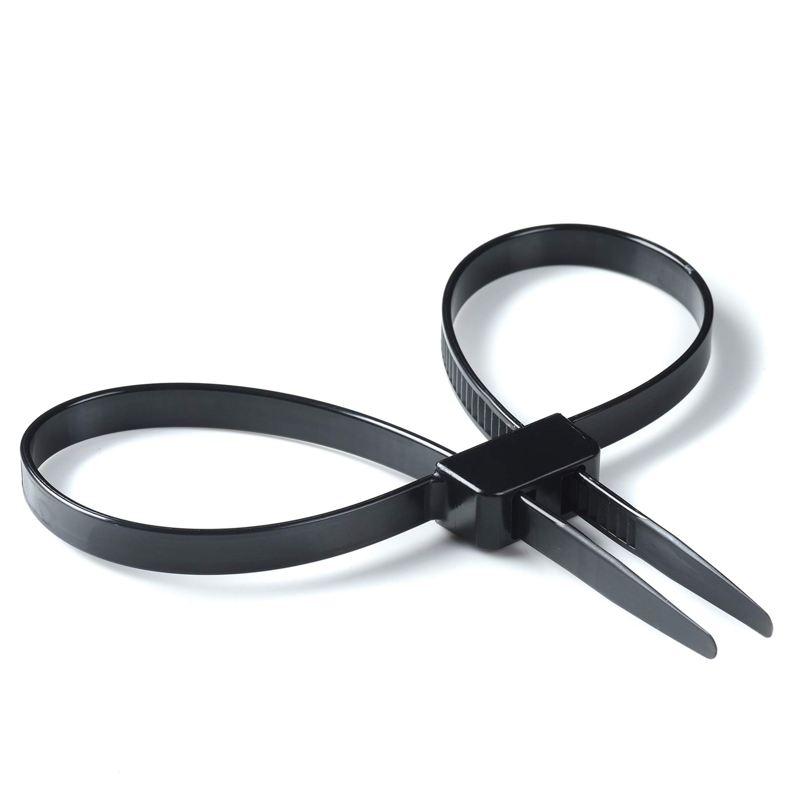 10 Pack Heavy Duty Zip Ties Double Locking Cuff Plastic Cable Ties