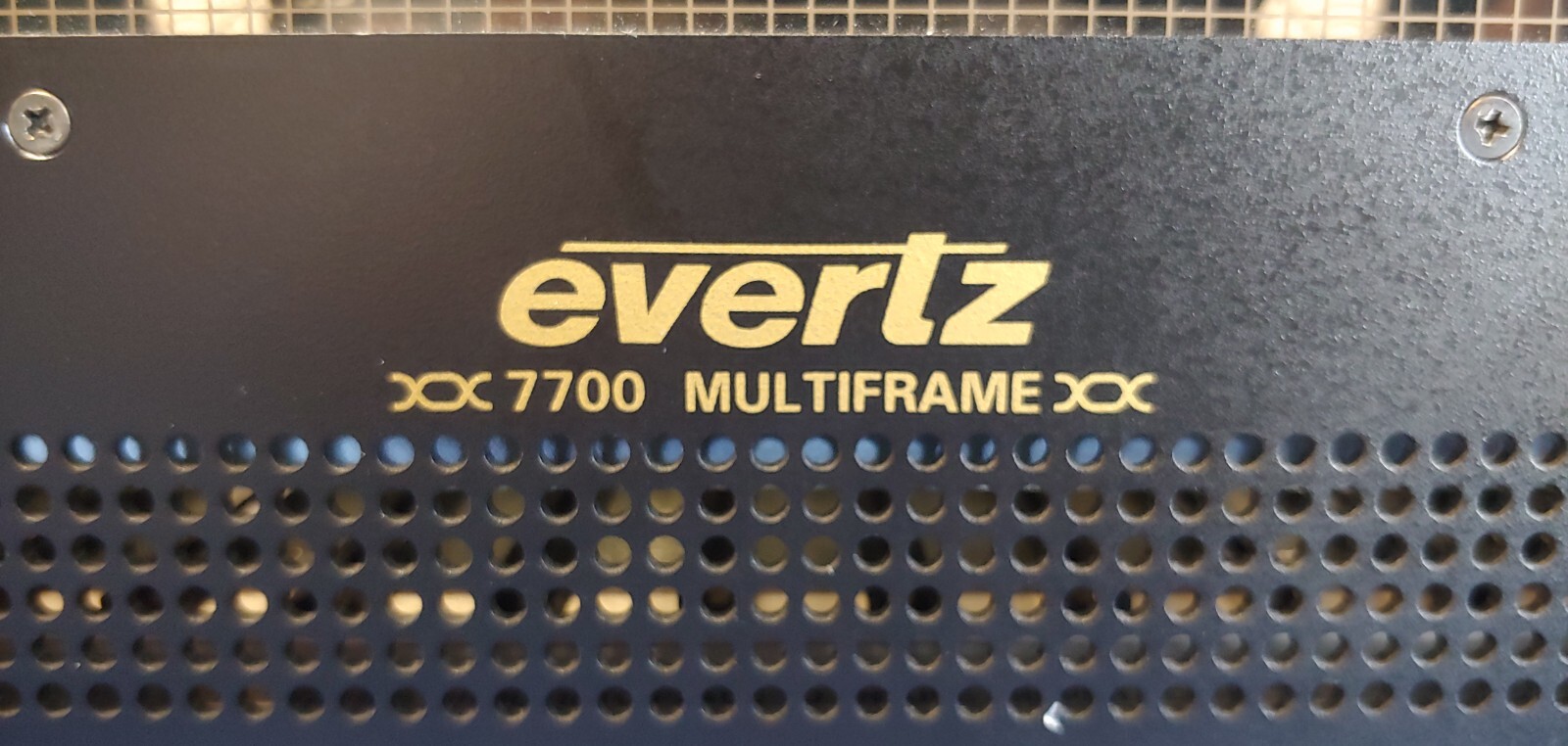 Evertz 7700FR-C Multiframe w/7700FC Frame Controller *NO PSU's*