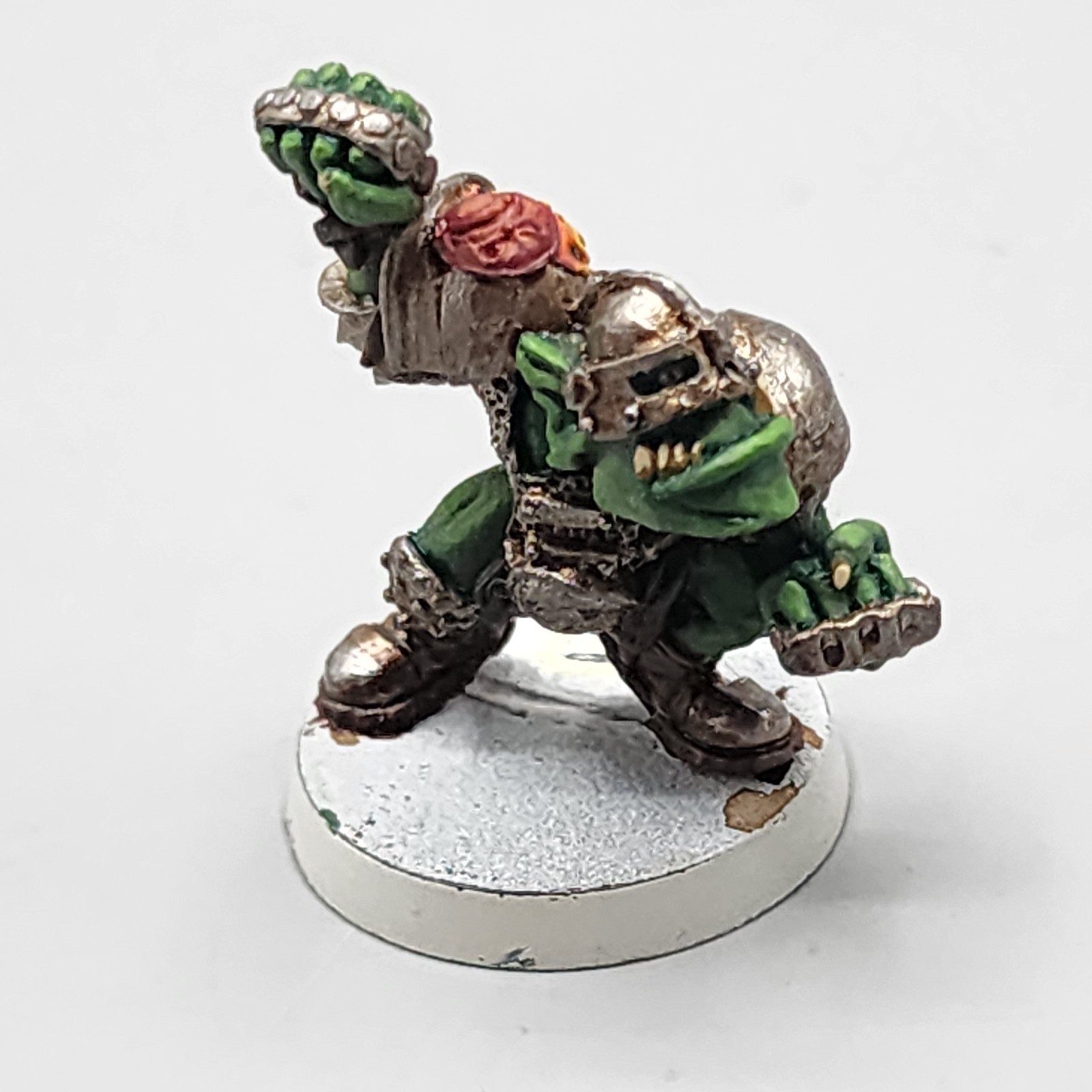 Warhammer Fantasy Blood Bowl: Orcland Raiders Blitzer Metal Model Painted GW